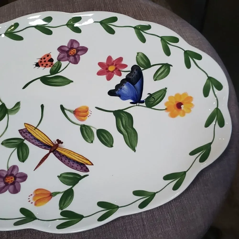 Vintage beautiful handpainted